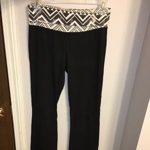 Juniors Black Yoga Pants